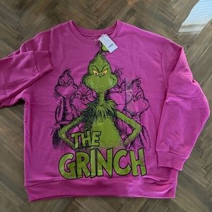 Hot pink Target Grinch Crewneck